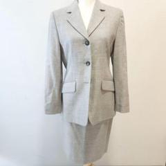 SCAPA スキャパ　スカートスーツ　グレー　イタリヤ生地　40 春夏オフィス 2025 Spring & Summer | SCAPA