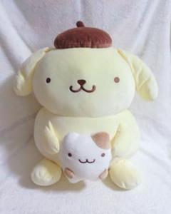 サンリオ　ポムポムプリン　マフィン　ビック　ぬいぐるみ