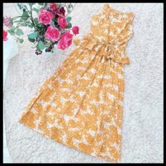 【未使用✨美品】ヌキテパ フラワーワンピース ノースリーブ 未使用✨美品】ヌキテパ フラワーワンピース ノースリーブ