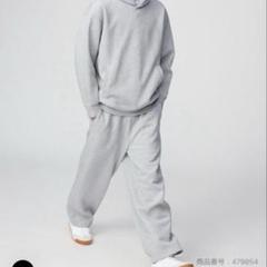 ユニクロc スウェットワイドパンツ S - メルカリ