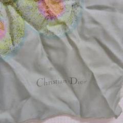 ✿Christian Diorシルク100大判スカーフ花柄✿ - メルカリ
