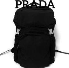 良品! 大容量! PRADA プラダ ★ 正規品 リュック バックパック 黒