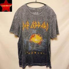 【DEF LEPPARD】バンドtシャツ PYROMANIA グレー カットソー