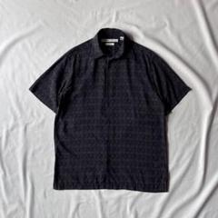 00s PERRY ELLIS art pattern silk shirt - メルカリ