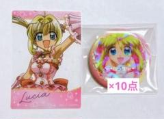 【匿名配送】ぴちぴちピッチ セリア 缶バッジ 波音 リナ 30点 クリアカード コンプ ぴちぴちピッチ 缶バッジ Seria セリア るちあ 波音 リナ
