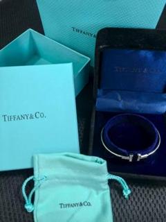 極美品 Tiffany&Co ダブル T ダイヤモンドブレスレット