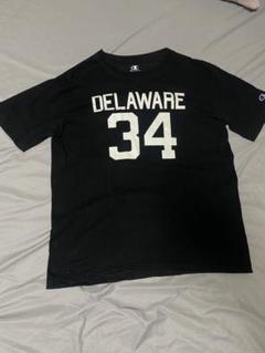 Champion ブラック Tシャツ DELAWARE 34 L