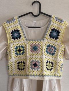 ショップニコニコ ShopNikoNiko かぎ編み ニットビスチェ ma