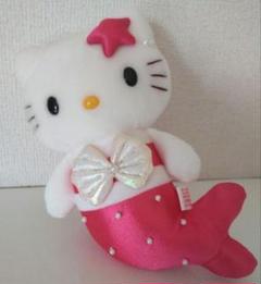 マーメイドキティ★入れ物★平成レトロ★激レア★希少 希少】キティちゃん マーメイド 人魚 ぬいぐるみ レトロ品