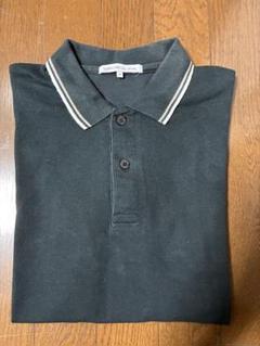 【未使用】グリーンレーベル/ シアサッカーポロシャツ/Ｓサイズ/グレー&ネイビー 25SS｜WAAC X JONES】MEN シアサッカーショートスリーブプル