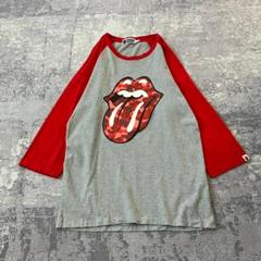高速配送 STONES ROLLING 未使用級】APE×THE ラグランTシャツ メルカリ - 3L トップス