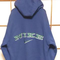 レア 90s NIKE デカロゴ スウェットパーカー ナイキ