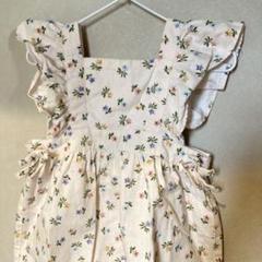 ZARA 104 3-4マンス　花柄　ワンピース　コットン