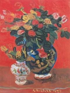 梅原　龍三郎、黄金の首飾り、希少画集画、新品額装付 梅原 龍三郎、カンヌ18、希少・大判限定画集画より、新品高級