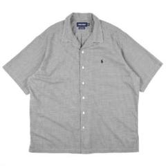 90s Polo Golf Shirt CALDWELL XLサイズ チェック