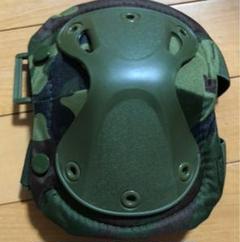 プロテクター 迷彩 ガード カモフラ柄 自転車 スケボー シールド サバゲー 緑