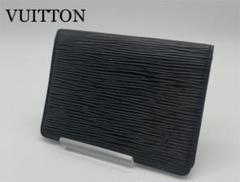 LUISVUITTON ルイヴィトン エピ パスケース ブラック