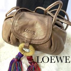 送関込★LOEWE★ショルダーバッグ ポシェット★BROWN LOEWE(ロエベ) ショルダーバッグ・ポシェット(レディース