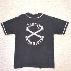 BOUNTY HUNTER ベースボールシャツ XL クロスボーン 肉厚