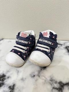 今月限定！ミキハウス MIKIHOUSEシューズ 靴 スニーカーデニム 12.5