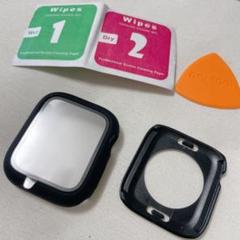 フルカバー保護　Apple Watch 40mm 防水ケース　ブラック　全面