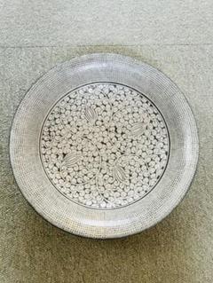 未使用品　三島菓子器　工芸品　茶道 未使用 三島菓子器 工芸品 茶道