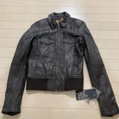 ZARA trf collection レザージャケット 黒 ☆ZARAザラ本革 オーバーサイズ レザーライダースジャケット