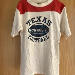 雰囲気系　WAREHOUSE フットボールTシャツS ボロ