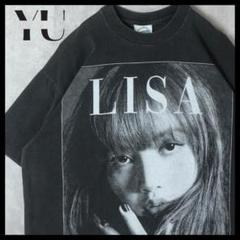 【希少】LISA リサ BLACKPINK BOOTLEG Tシャツ 黒 XL