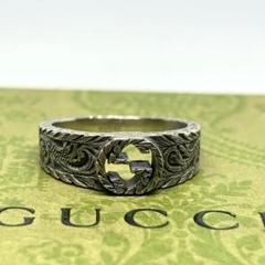 美品✨グッチ GUCCI 指輪 リング 13号 インターロッキング アラベスク 美品✨グッチ GUCCI 指輪 リング 19号 インターロッキング