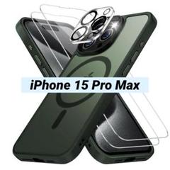 iPhone 15 Pro Max MagSafe対応 フィルムセットグリーン