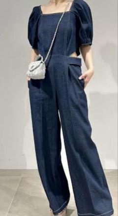 【三連休特別価格】8500円→6700円 SNIDELデニムオールインワンのサムネイル
