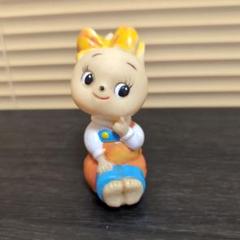 こりすのポッコちゃん　ソフビ　貯金箱　安田信託銀行　企業物　レトロ こりすのポッコちゃん×安田信託銀行 当時物 ソフビ貯金箱