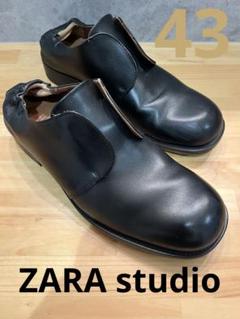 人気特価激安 ZARAザラ ノーレースレザーシューズlimited edition43美品 靴