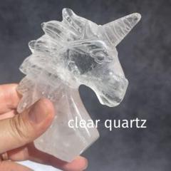 クリア クォーツ 水晶 ユニコーン