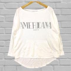 訳アリ● AMERICANA アメリカーナ 長袖 シャツ 3L相当　b109