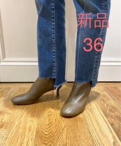 【12月スーパーSALE 15%OFF】 L6139 ドゥーズィエムクラス キャメル ロングブーツ レザー - ブーツ