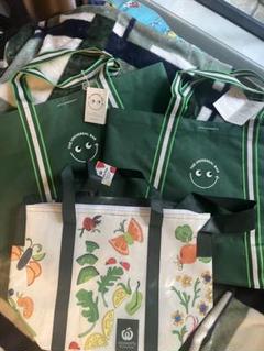 オーストラリア ANYA HINDMARCH Woolworth エコバッグ2枚 WoolworthsウールワースとAnya Hindmarchアニヤ・ハインドマーチ