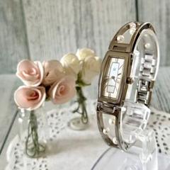 電池交換済】MIKIMOTO ミキモト 腕時計 パール トノー型