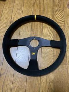 omp バックスキン レザーステアリング 正規品 程度良好 ヴェロチータ omp ステアリング ヴェロチータ（車、バイク、自転車）の