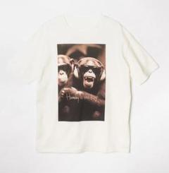 【新品未使用】FEELCYCLE★チンパンジーフォトTシャツ★サイズL