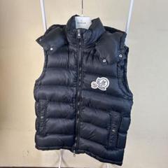 【美品】 MONCLER モンクレール ダウンベストGERSダブルワッペン黒1