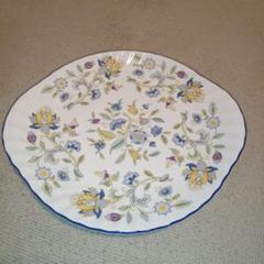 【新品未使用品】Minton Haddon Hall Blue 花柄皿