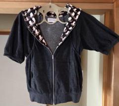 最終値下！【超美品・新品未使用】TSUMORI CHISATO 黒パーカー 黒 TSUMORI CHISATO（ツモリチサト）の「ﾘﾖｾﾙｺｯﾄﾝ裏毛（パーカー