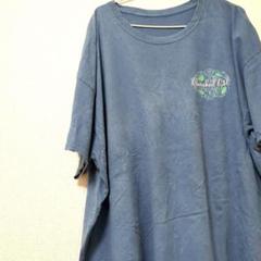 cheuishecl girl ヴィンテージ　メンズ　Tシャツ　ブルー　プリント