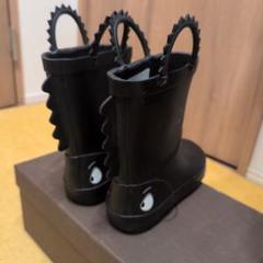 NEXT 恐竜デザイン ブラックレインブーツ 19cm