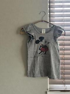 DENIM DUNGAREE Disney フリルノースリーブ