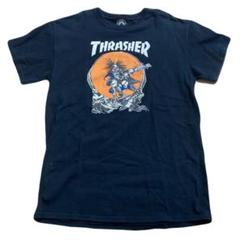 THRASHER スケーターグラフィック Tシャツ ブラックのサムネイル