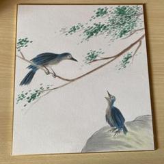 色紙アート　鳥の絵