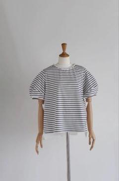 期間限定値下げ！girlish ボンボリTシャツ新品タグ付き　サックス 期間限定値下げ！girlish ボンボリTシャツ新品タグ付き サックス